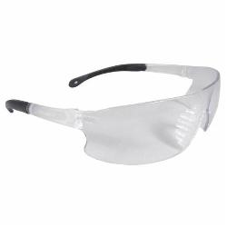 Radians RS1-10 RS1 Rad-Sequel Lightweight Safety Eyewear, Anti-Scratch/Hard Coated/Impact-Resistant, Clear Lens, Wrap Around Frame, Clear, Polycarbonate Frame, Polycarbonate Lens, ANSI Z87.1+