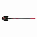 Razor-Back 45000 Round Point Shovel, 48 in L Handle, Steel Blade, Fiberglass Handle