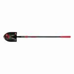 Razor-Back 45013 Round Point Shovel, Steel Blade, 48 in Handle Length, Fiberglass Handle
