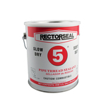 RectorSeal No. 5 25271 Multi-Purpose Premium Pipe Thread Sealant, 1 gal Can, Yellow
