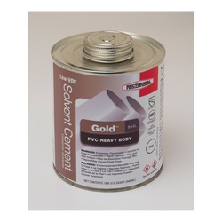 RectorSeal Gold 844L 55954 Heavy Body Low VOC Solvent Cement, 1 qt Container, Clear