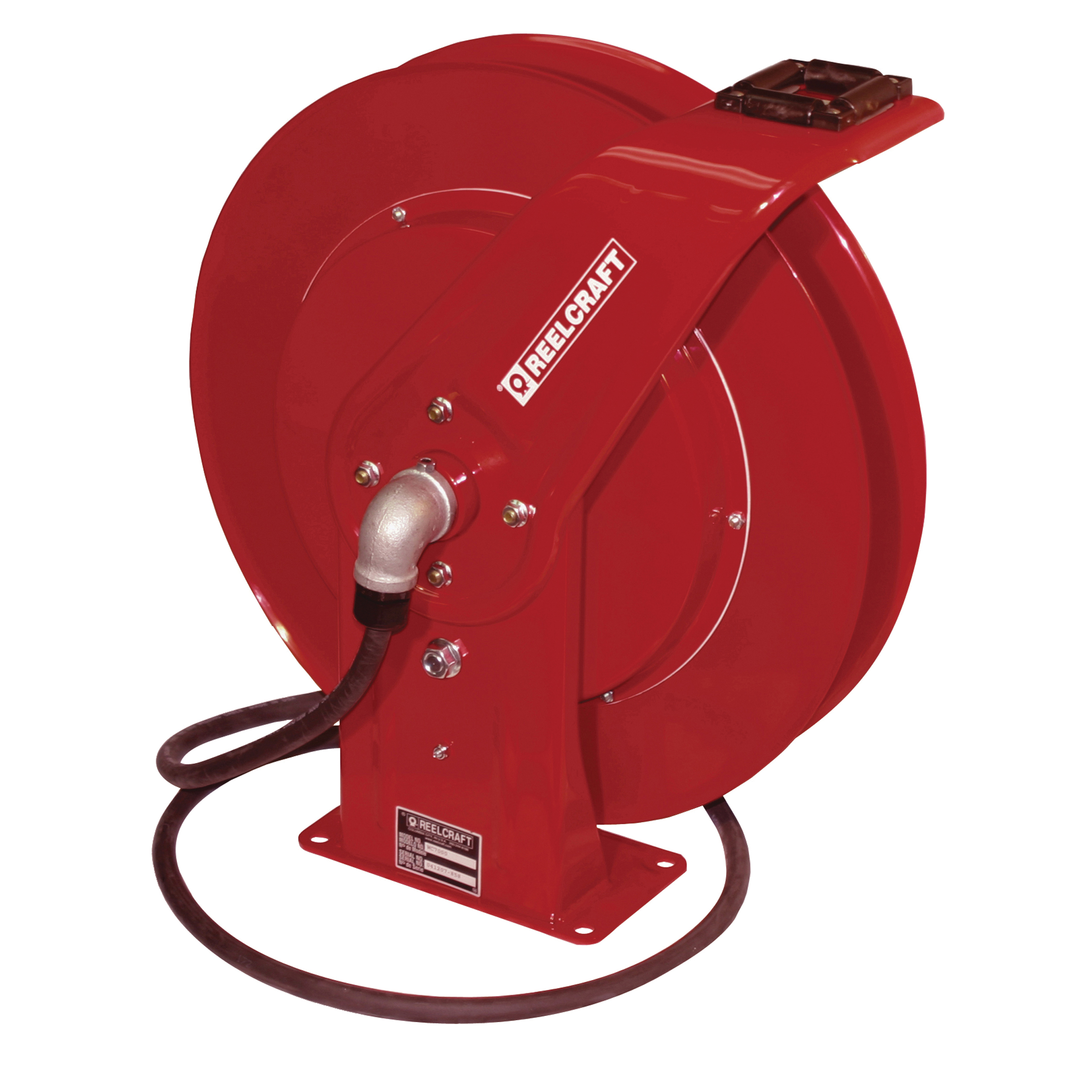 Reelcraft 4420 OLP 4000 Low Pressure Premium Duty Hose Reel With Hose, 1/4 in ID x 19/40 in OD x 20 ft L Hose, 300 psi Pressure, 12-3/8 in Dia, Domestic