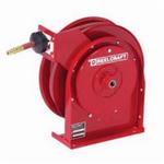 Reelcraft 56350LP Air Hose Reel, 3/8 in ID x 0.6 in OD x 35 ft L Hose, 300 psi, 12-3/8 in Dia x 8 in W Reel