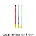 Rubbermaid Gripper FGH24600GY00 Wet Mop Handle, 60 in L, Fiberglass, Clamp Connection, Gray
