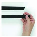 Rubbermaid HYGEN FGQ55000YL00 Q550 Quick-Connect Wall Stair Frame, 11.1 in L, Aluminum, Quick-Connect Connection, Yellow