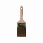 Rubberset 996620200 One Coat Trim/Wall Brush, 2 in W x 9/16 in THK Polyester Brush, Sanded Wood Handle, All Paints, Latex Based