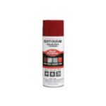 Rust-Oleum 1666830 1600 System Multi-Purpose Enamel Spray Paint, 12 oz Container, Liquid Form, Banner Red, 12 to 15 sq-ft/can Coverage