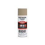 Rust-Oleum 1671830 1600 System Multi-Purpose Enamel Spray Paint, 12 oz Container, Liquid Form, Beige, 12 to 15 sq-ft/can Coverage