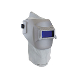 sellstrom S29411-08E 290 Heat-Resistant Lift Front ADF Welding Helmet/Hood, 10 Lens Shade, Gray, 2 x 4-1/4 in Viewing Area, Nylon/Leather, ANSI Z87.1, OSHA Standard