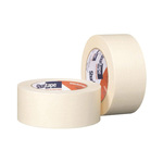 Shurtape 104466 CP 105 Economical General Purpose Masking Tape, 55 m L x 24 mm W, 4.6 mil THK, Synthetic Rubber Adhesive, Flexible Crepe Paper Backing