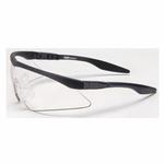 CAT Tread Safety Glasses - Black Frame With Clear Anti-Fog Scratch-Resistant Lenses - Z87.1