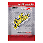 Sqwincher 159015305 FAST PACK Concentrate Hydration Single Serve Sports Drink Mix, 0.6 fl-oz Pack, 6 fl-oz Yield, Liquid Form, Fruit Punch