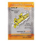 Sqwincher 159015309 FAST PACK Concentrate Hydration Single Serve Sports Drink Mix, 0.6 fl-oz Pack, 6 fl-oz Yield, Liquid Form, Tropical Cooler