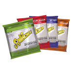 Sqwincher 159016007 PowderPack Concentrate Hydration Sports Drink Mix, 9.53 oz Pack, 1 gal Yield, Powder Form, Fruit Punch/Grape/Lemon Lime/Orange