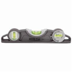 Stanley FATMAX Xtreme 43-609 Magnetic Torpedo Level, 11-3/4 in L, 3 Vials, 0.0005 in, Die Cast Aluminum