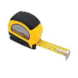 Stanley LeverLock STHT33281 Magnetic Tip Measuring Tape, 25 ft L x 1 in W Blade, Polymer Coated Steel Blade, Imperial Measuring System, 1/16 in Graduation