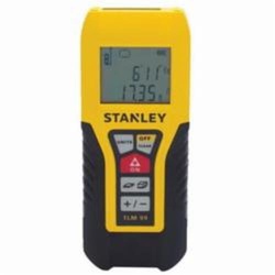 Stanley STHT77138 Laser Distance Meter, Plastic, 100 ft Measuring, +/-3/32 in Accuracy, LCD Display, 1.5 VDC AAA Alkaline Battery