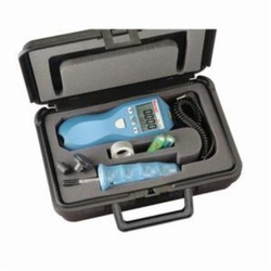 Starrett S7793Z Handheld Pocket Tachometer, +/-0.05% Accuracy, 2 in to 25 ft, +/-70 deg Working, Laser, 5-Digit Alphanumeric LCD Display