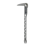 Stiletto TICLW-12 Nail Puller With Dimpler, Claw Tip, 11-1/2 in OAL, Titanium