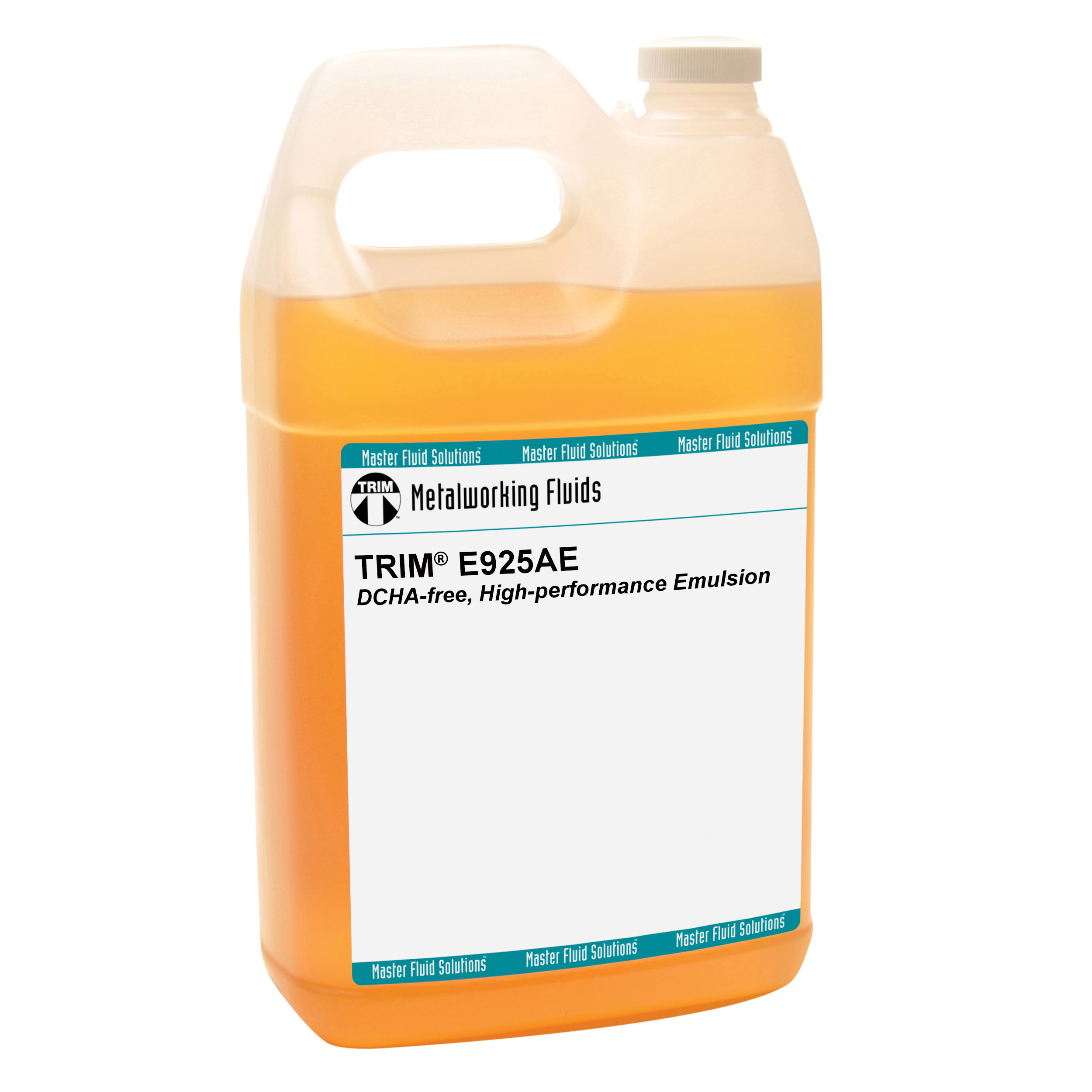 TRIM E925AE/1 E925AE DCHA Free High Performance Emulsion, 1 gal Jug, Mild Amine, Liquid, Light Yellow to Amber