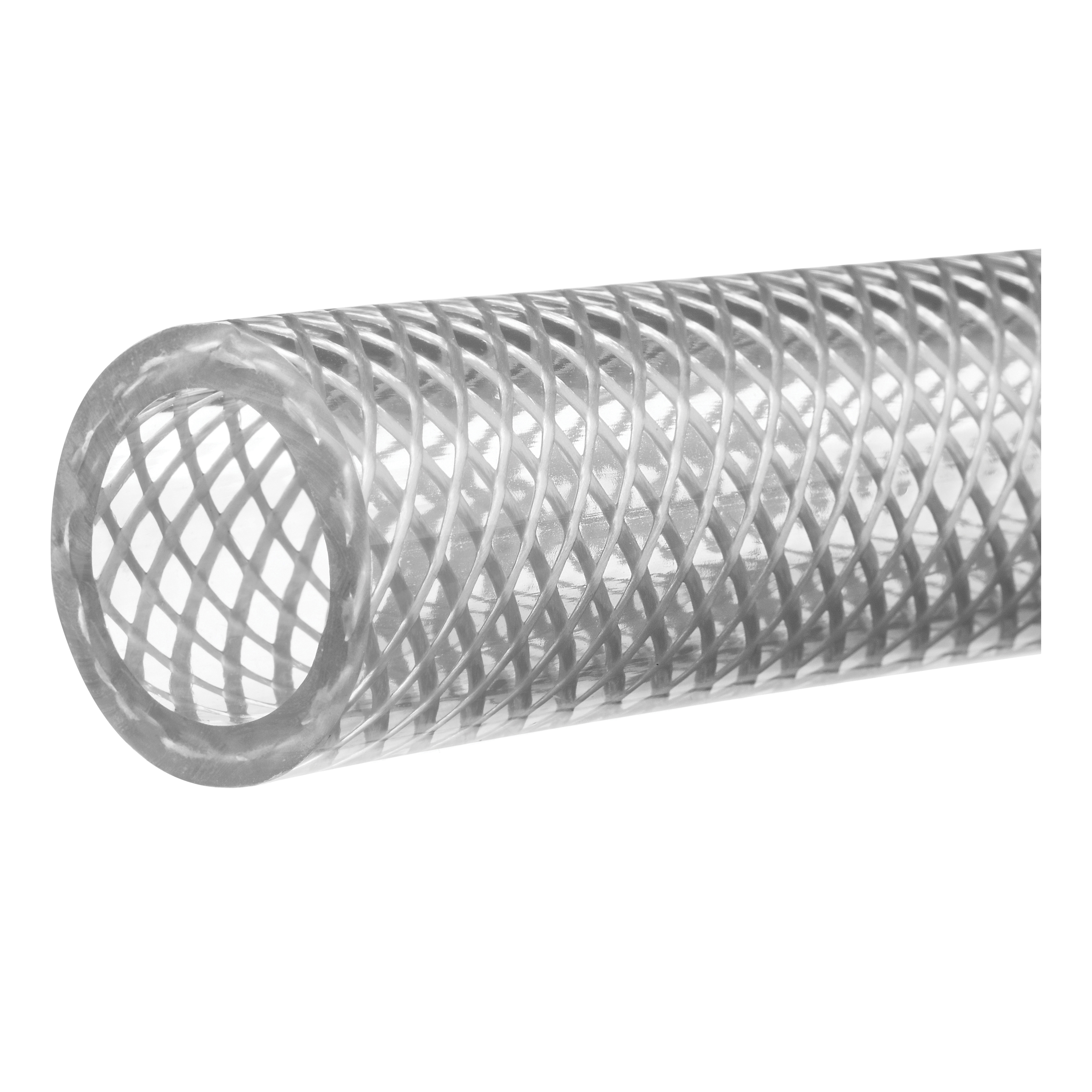 USA SEALING ZUSA-HT-10 High Pressure Reinforced PVC Tubing, 1/2 in ID x 5/8 in OD x 100 ft L, 1/16 in THK Wall, PVC, Import