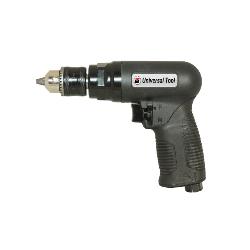 UT UT2815R Pneumatic Drill, 3/8 in, 3/4 hp, 3.5 cfm Air Flow, 90 psi, 7 in OAL, 14 cfm Short Run Air Consumption