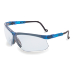 Uvex by Honeywell HydroShield S3240HS Genesis High Performance Safety Eyewear, HydroShield Anti-Fog, Clear Lens, Wrap Around Frame, Vapor Blue, Polycarbonate Frame, Polycarbonate Lens, ANSI Z87.1-1989, ANSI Z87.1-2003, CSA Z94.3, CA 18828, Military V0