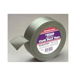 Venture Tape 750351-50004 1-Sided Duct Tape, 55 m L x 48 mm W, 10 mil THK, Rubber Adhesive, Polyethylene Film Backing, Silver