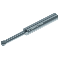 Walter 5008216 1-Piece Brazed Metric Boring Bar, 2 mm Dia Min Bore, 9 mm Max Bore Depth, 30 mm OAL, Solid Carbide