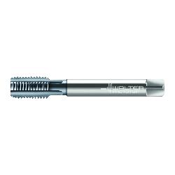 Walter 5934663 Straight Flute Tap, 5/8-18 Thread, 2B Thread Limit, 2-3xTP Semi-Bottom Chamfer, 4 Flutes, TiCN Coated, Steel