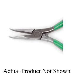 Xcelite CN255GN Curved Nose Plier, 1-15/64 in L x 27/64 in W, Curved/Smooth Steel Jaw, 5 in OAL, 3/64 in W Tip