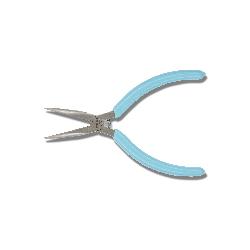 Xcelite CN55GN Curved Long Nose Plier, 1-9/16 in L x 7/32 in W, Curved/Smooth Steel Jaw, 5-1/2 in OAL, 1/16 in W Tip