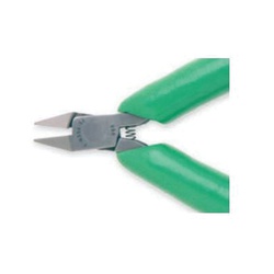 Xcelite EMS545JN Slimline Diagonal Cutting Plier, 20 AWG Steel Wire/22 AWG Soft Copper THK Max Wire, 13/32 in L x 7/16 in W x 9/32 in THK Tapered Alloy Steel Jaw, 5-1/2 in OAL, Flush Cut