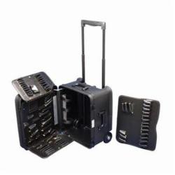 Xcelite TCMB100MTW Tool Case, 15 in H x 8 in W x 18 in D, Polyethylene, Black